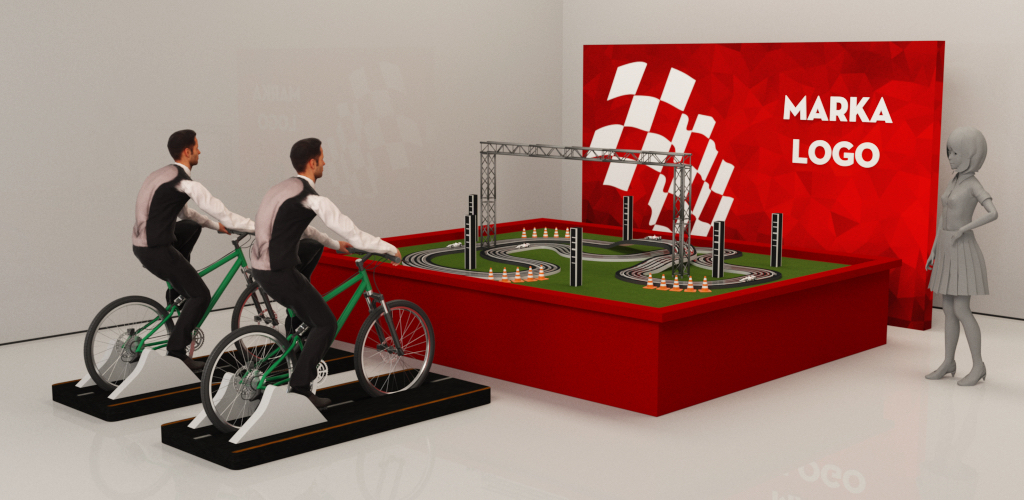 Cycling Activity / Paddle To Race game activity rent in Hyderabad